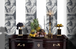 Обои macro-016 battle slate фото в интерьере гостиной превью