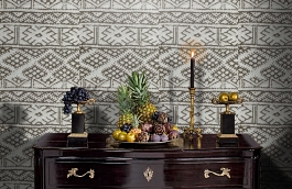 Обои PC806 фото в интерьере гостиной превью