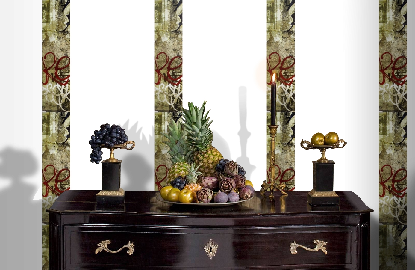 Обои SL15 5041 250*60 фото в интерьере гостиной