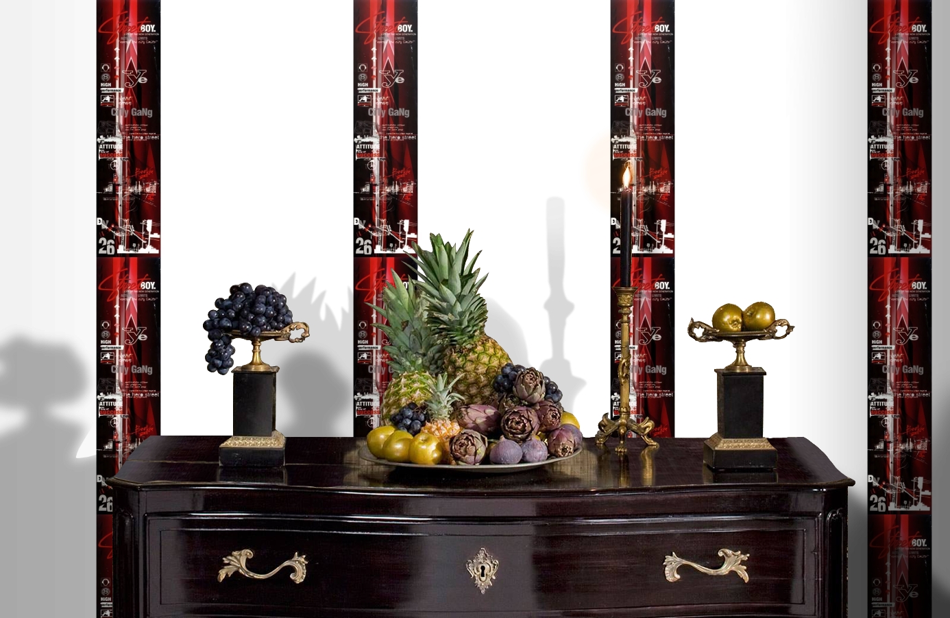 Обои SL15 5048 250*60 фото в интерьере гостиной