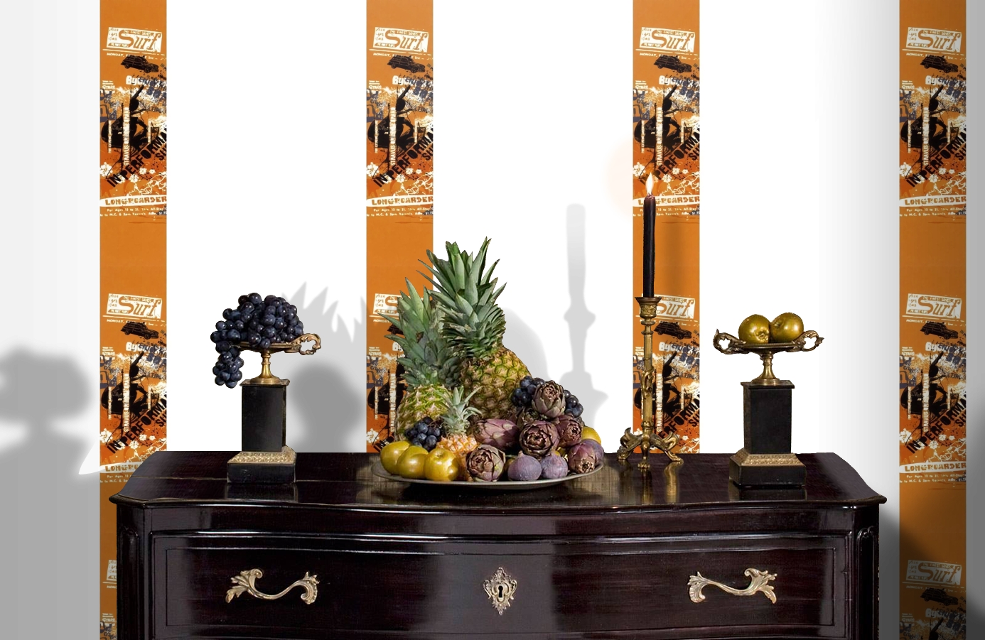 Обои SL15 5052 250*60 фото в интерьере гостиной