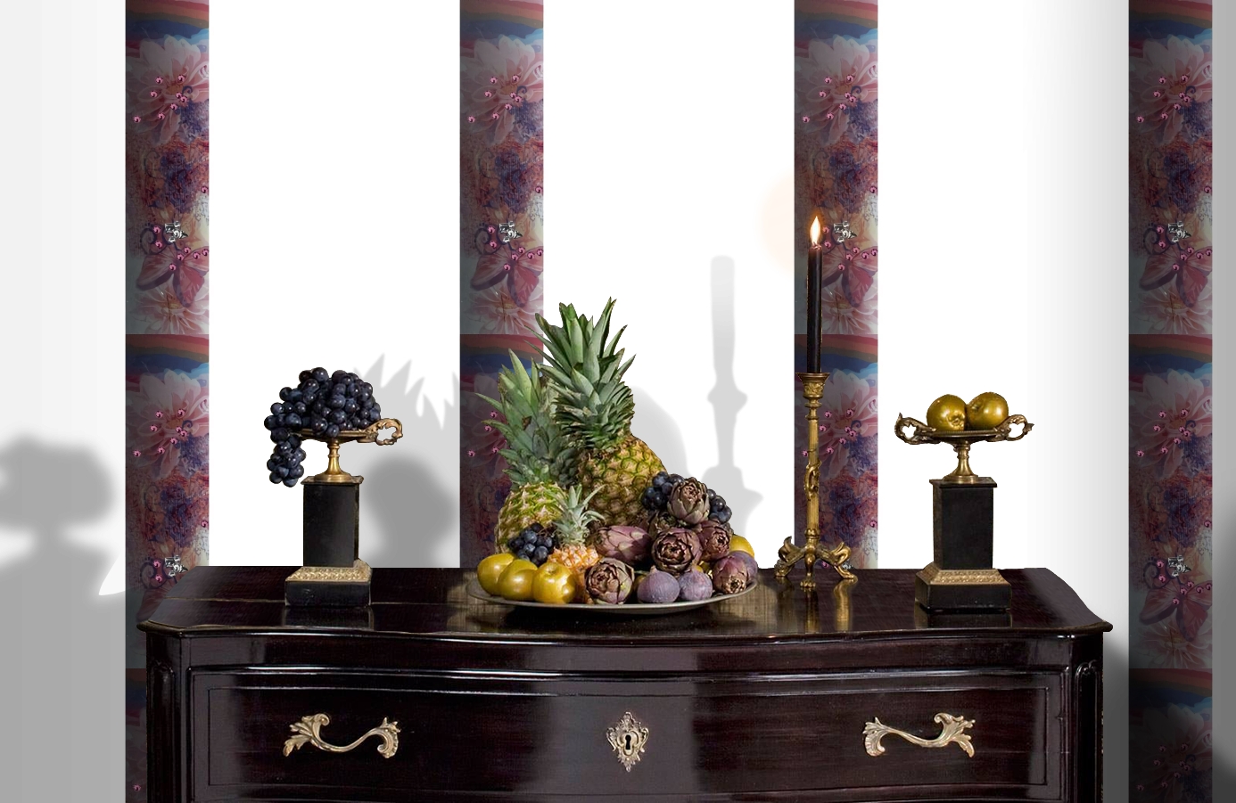 Обои SL15 5058 250*60 фото в интерьере гостиной