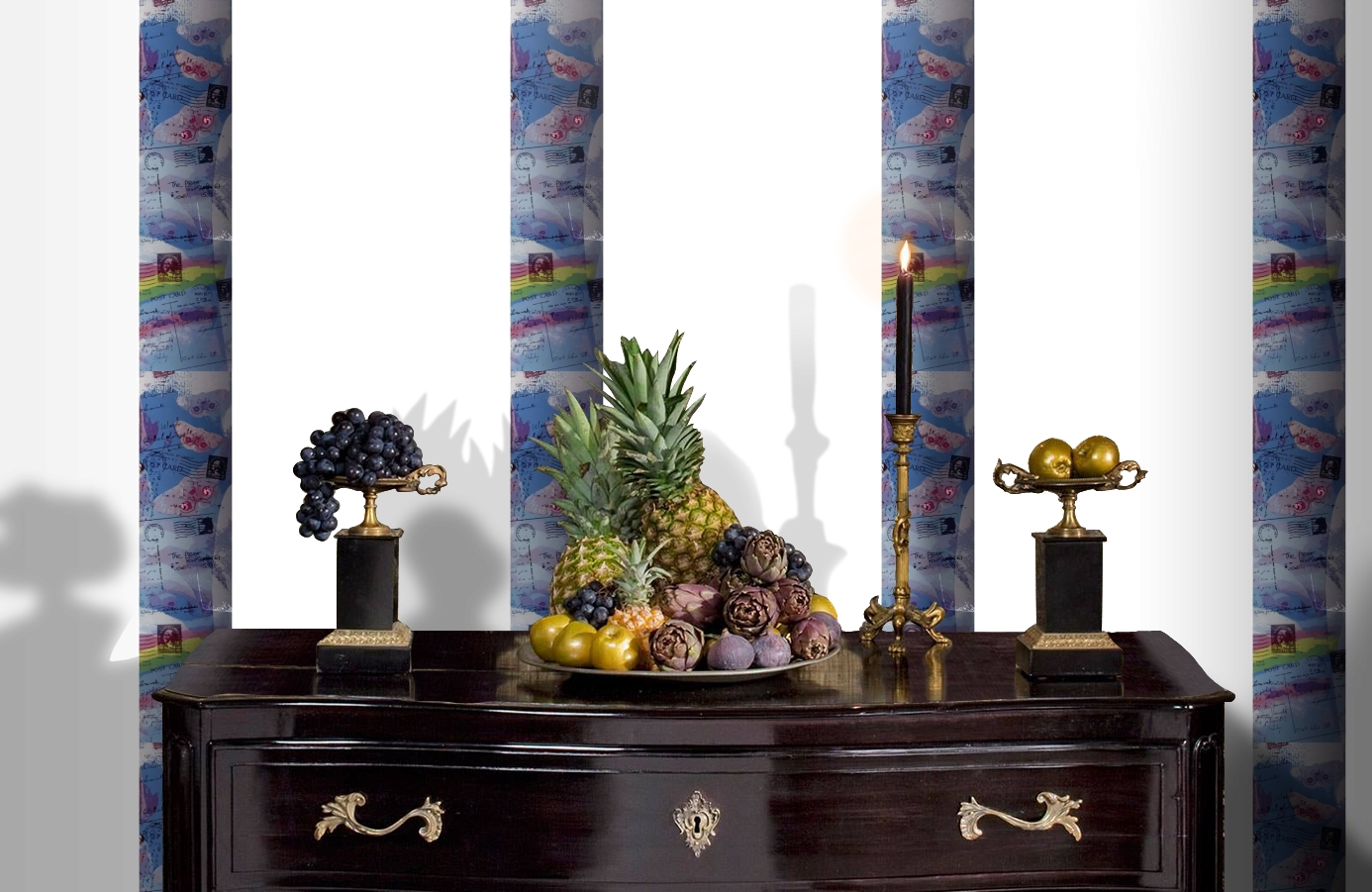 Обои SL15 5059 250*60 фото в интерьере гостиной