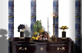 Обои SL15 5059 250*60 фото в интерьере гостиной превью