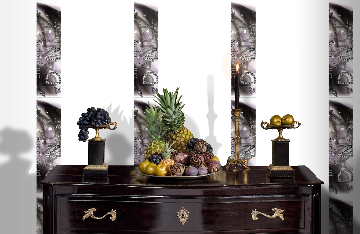 Обои SL15 5063 250*60 фото в интерьере гостиной