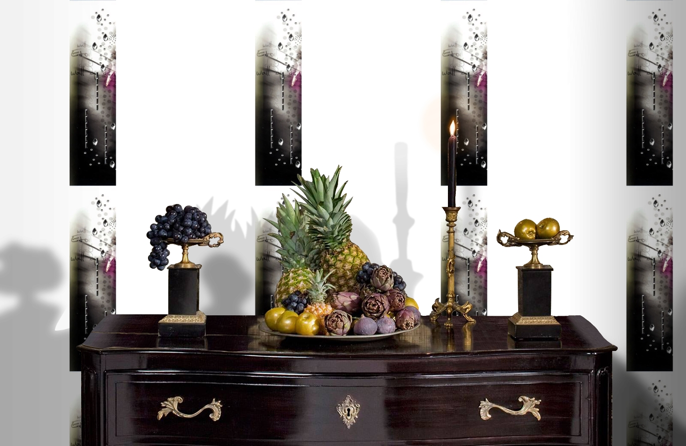 Обои SL15 5064 250*60 фото в интерьере гостиной