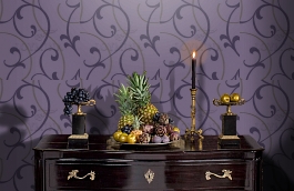 Обои 1-021 фото в интерьере гостиной превью