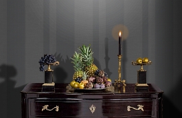 Обои 14005 фото в интерьере гостиной превью