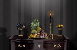 Обои 14011 1 фото в интерьере гостиной превью