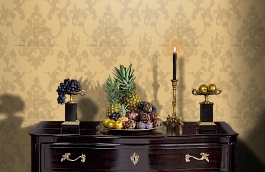 Обои 6-004 фото в интерьере гостиной превью