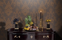 Обои 6-010/3 фото в интерьере гостиной превью