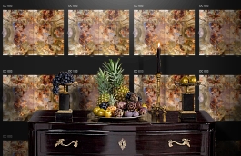 Обои DC 003 Illusion фото в интерьере гостиной превью