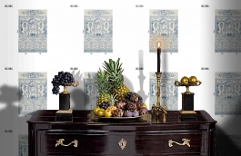 Обои DC 005 Illusion фото в интерьере гостиной превью