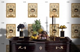 Обои DC 006 Illusion фото в интерьере гостиной превью