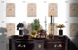 Обои DC 008 Illusion фото в интерьере гостиной превью