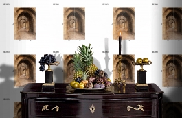 Обои DC 013 Illusion фото в интерьере гостиной превью