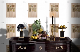 Обои DC 021 Illusion фото в интерьере гостиной превью