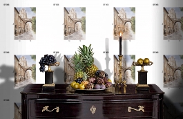 Обои DF 006 Illusion фото в интерьере гостиной превью