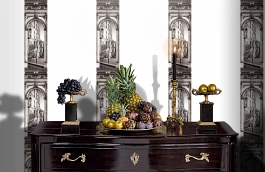 Обои DF 007 Illusion фото в интерьере гостиной превью