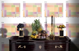 Обои DF 011 Illusion фото в интерьере гостиной превью