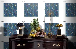 Обои DM 007 Illusion фото в интерьере гостиной превью