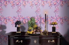 Обои DM 015 Illusion фото в интерьере гостиной превью