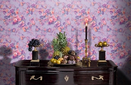 Обои DM 020 Illusion фото в интерьере гостиной превью