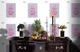 Обои DM 021 Illusion фото в интерьере гостиной превью