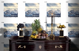 Обои DS 002 Illusion фото в интерьере гостиной превью