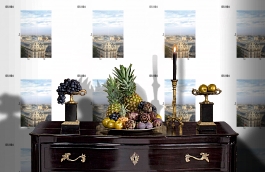 Обои DS 004 Illusion фото в интерьере гостиной превью