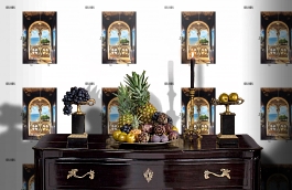 Обои DS 005 Illusion фото в интерьере гостиной превью