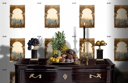 Обои DS 007 Illusion фото в интерьере гостиной превью