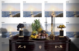 Обои DSE 006 Illusion фото в интерьере гостиной превью