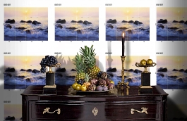 Обои DSE 007 Illusion фото в интерьере гостиной превью