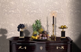 Обои F3-102/2 фото в интерьере гостиной превью