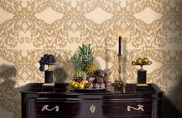 Обои F5-104 фото в интерьере гостиной превью