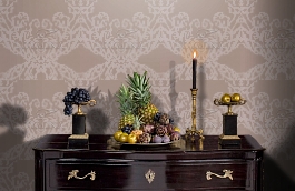 Обои F5-112 фото в интерьере гостиной превью