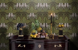 Обои Ins1 005 фото в интерьере гостиной превью