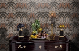 Обои Ins1 010 фото в интерьере гостиной превью