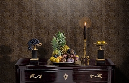 Обои Lac1 004 фото в интерьере гостиной превью