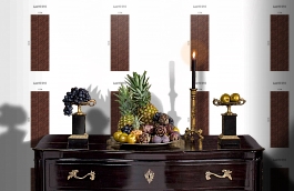 Обои Lac10 010 фото в интерьере гостиной превью