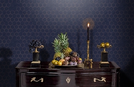 Обои LIB1 021 фото в интерьере гостиной превью