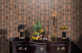 Обои LIB2 010 2 фото в интерьере гостиной превью