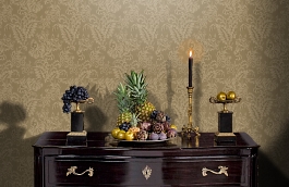 Обои Q1004 фото в интерьере гостиной превью