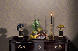 Обои Q1010 фото в интерьере гостиной превью