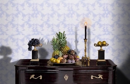 Обои Q5006 фото в интерьере гостиной превью