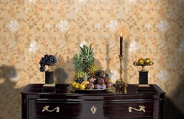 Обои QTR4 004 фото в интерьере гостиной превью