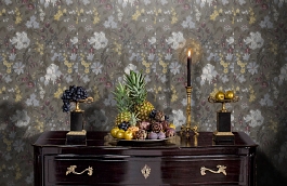 Обои QTR4 008 фото в интерьере гостиной превью