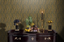 Обои QTR5 005 фото в интерьере гостиной превью