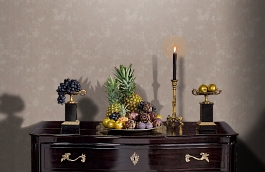 Обои TDG7 012 1 фото в интерьере гостиной превью